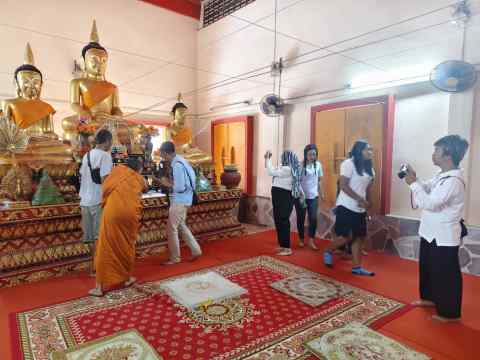 กิจกรรมการเรียนรู้ การสำรวจโบราณสถานวัดควนท่าแร่